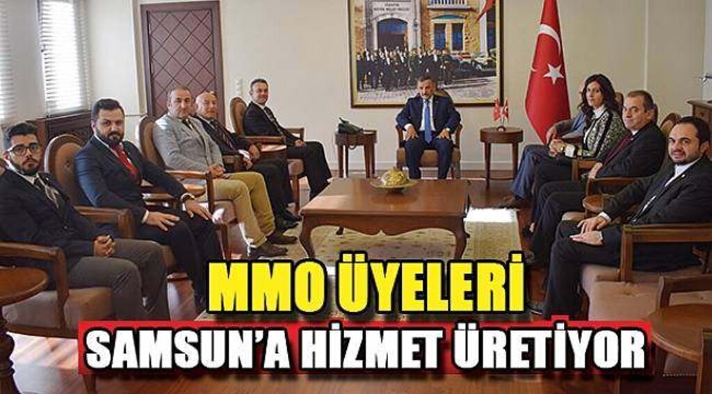 SAMSUN HABER - MMO üyeleri Vali Kaymak'ı ziyaret etti