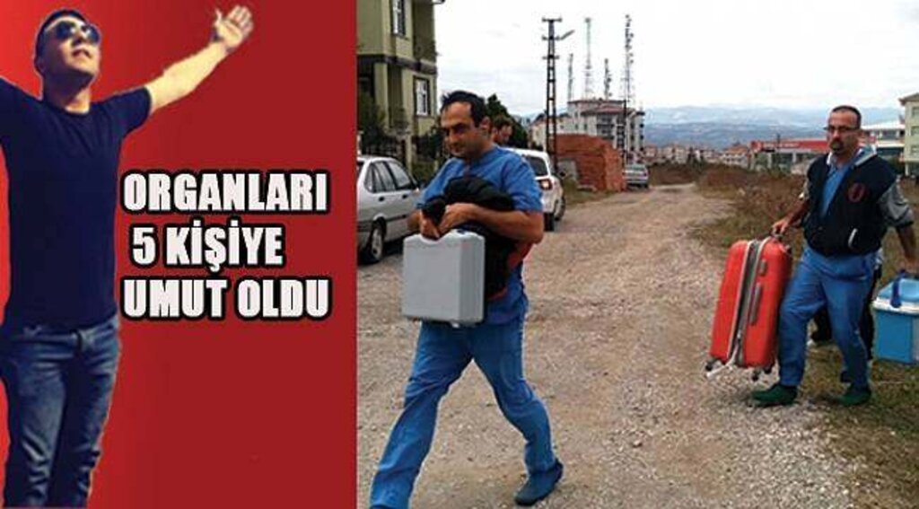 SAMSUN HABER - Öldürülen gencin organları 5 kişiye umut oldu