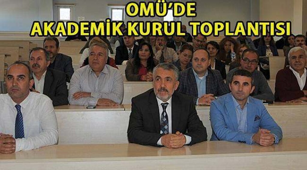 SAMSUN HABER - OMÜ'den Akademik Kurul Toplantısı