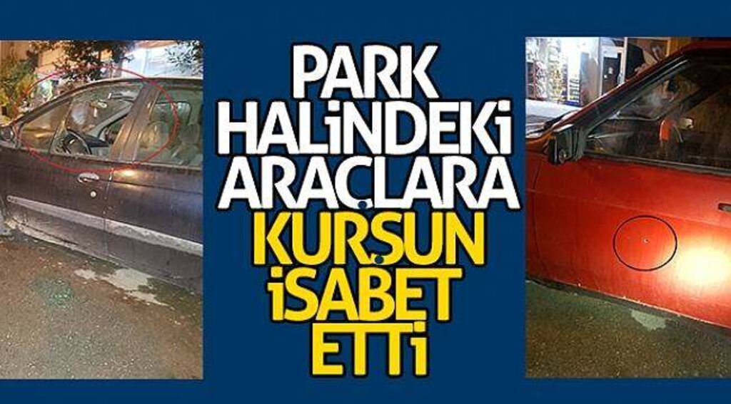 SAMSUN HABER - Park halindeki araçlara kurşun isabet etti