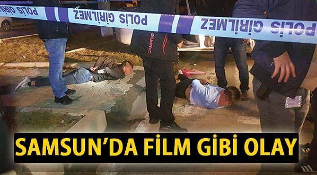 SAMSUN HABER - Polise ateş açtılar, kaza yaparak yakalandılar