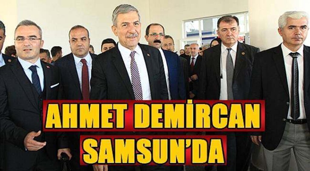 SAMSUN HABER - Sağlık Bakanı Ahmet Demircan Samsun'da
