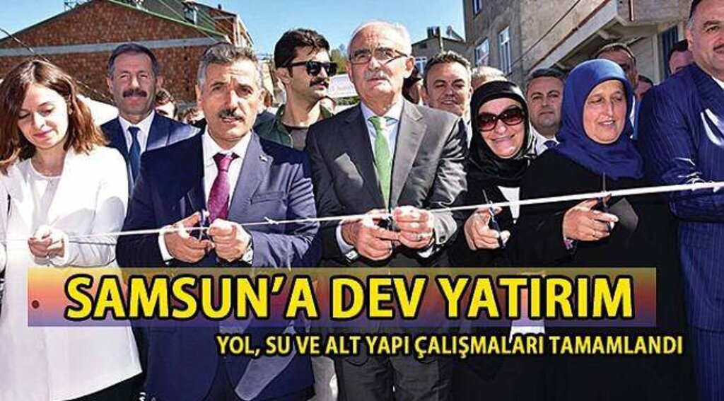 SAMSUN HABER - Salıpazarı’nda tamamlanan çalışmalar hizmete açıldı