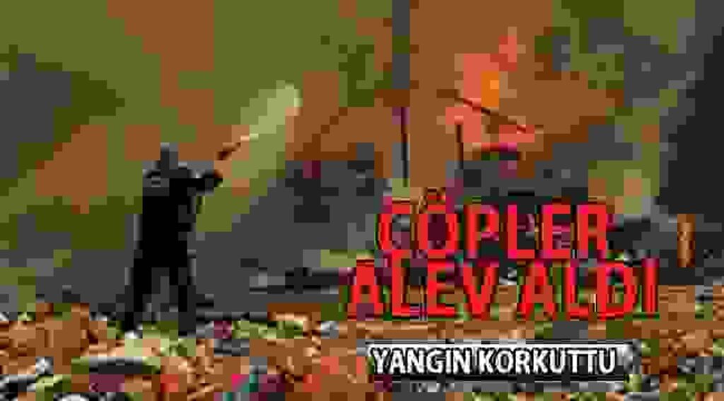 SAMSUN HABER - Samsun’da çöp yangını korkuttu