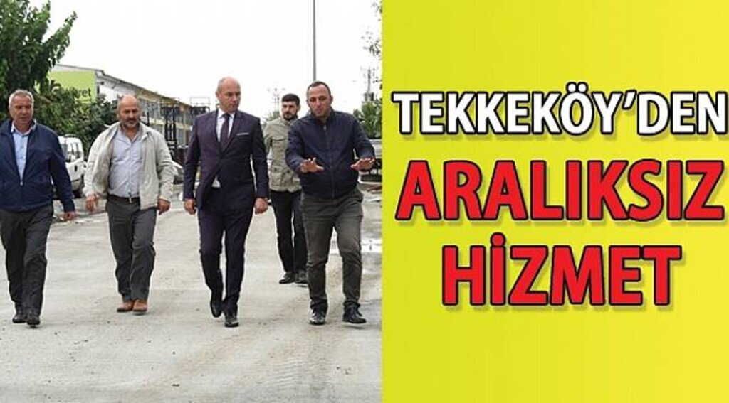 SAMSUN HABER - Tekkeköy, sanayi sitelerinde kapsamlı çalışmalara devam ediyor