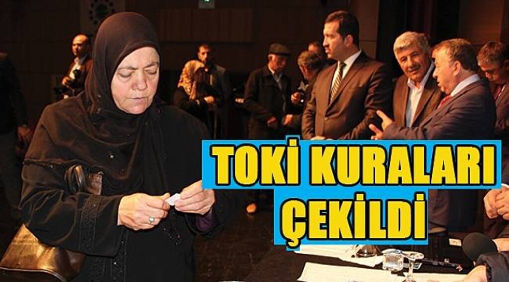 SAMSUN HABER- TOKİ kuraları çekildi
