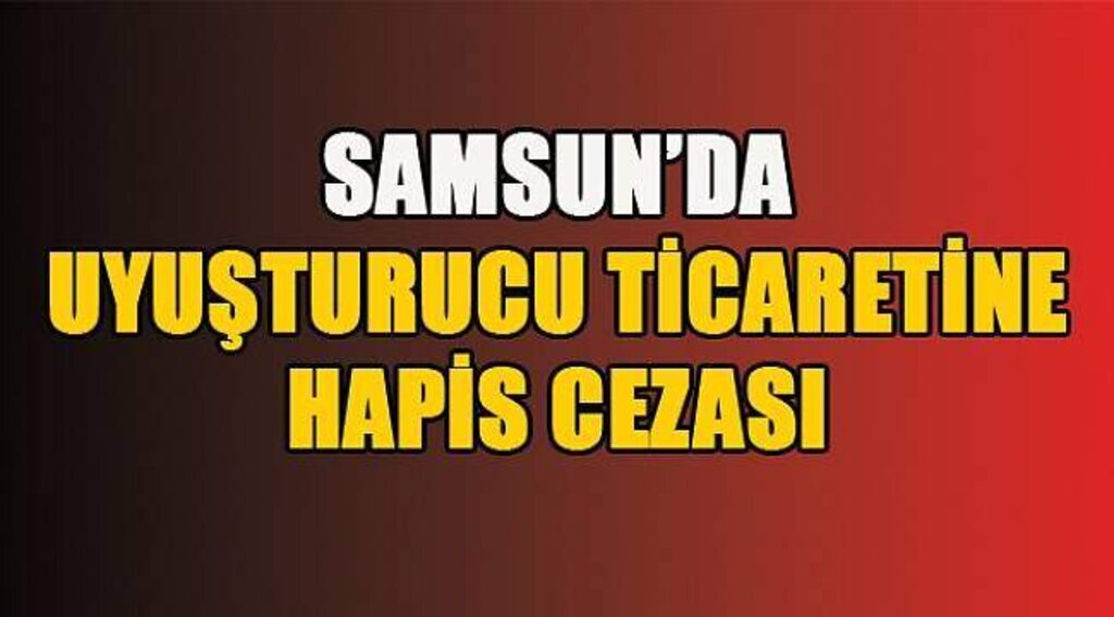 SAMSUN HABER - Uyuşturucu tacirine hapis cezası