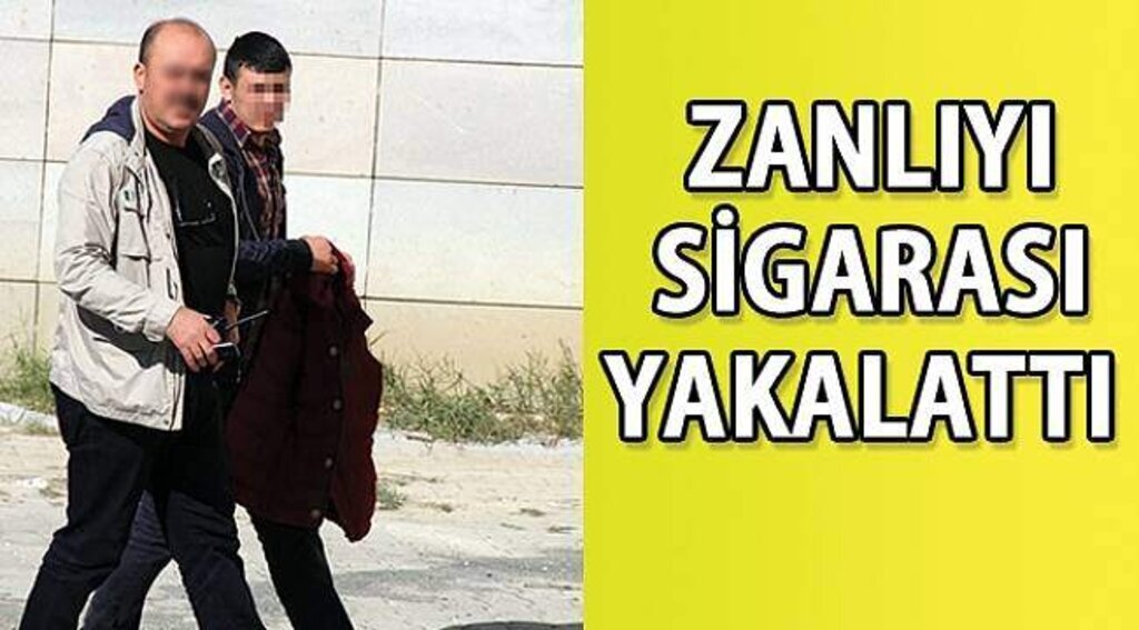 SAMSUN HABER- Zanlıyı sigarası yakalattı