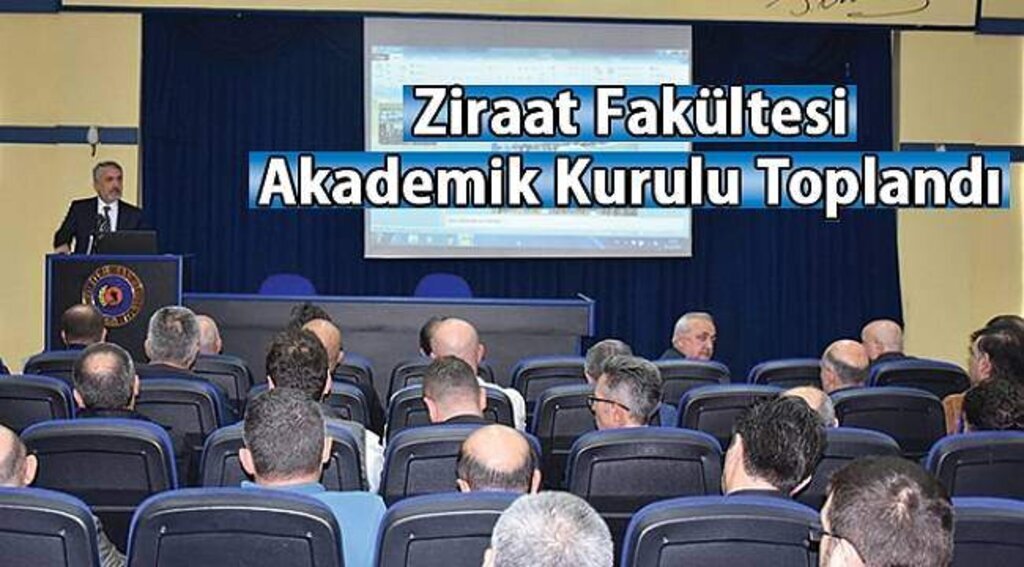 SAMSUN HABER - Ziraat Fakültesi Akademik Kurulu Toplandı