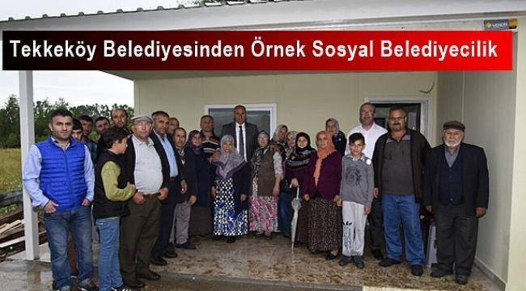 Tekkeköy Belediyesinden Örnek Sosyal Belediyecilik