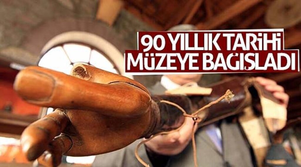 90 yıllık tarihi müzeye bağışladı