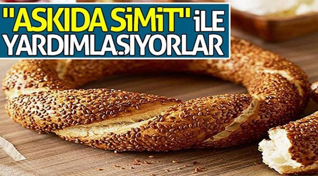 "Askıda Simit" ile yardımlaşıyorlar