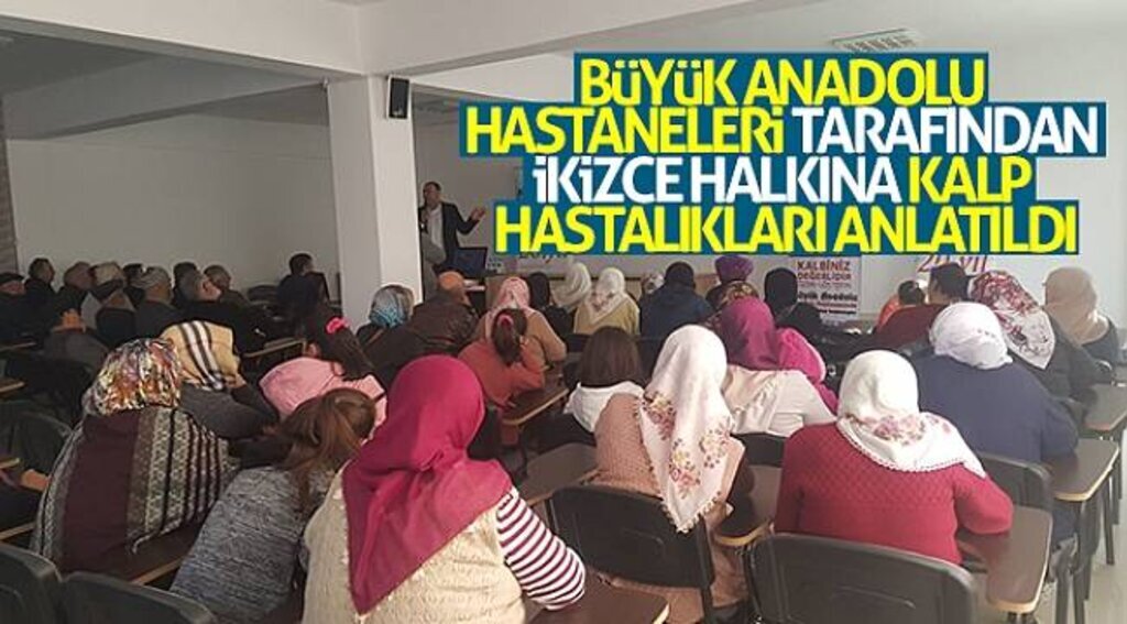 Büyük Anadolu Hastaneleri tarafından İkizce halkına kalp hastalıkları anlatıldı
