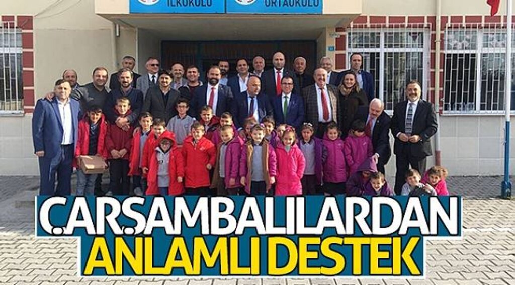 Çarşambalılardan anlamlı destek