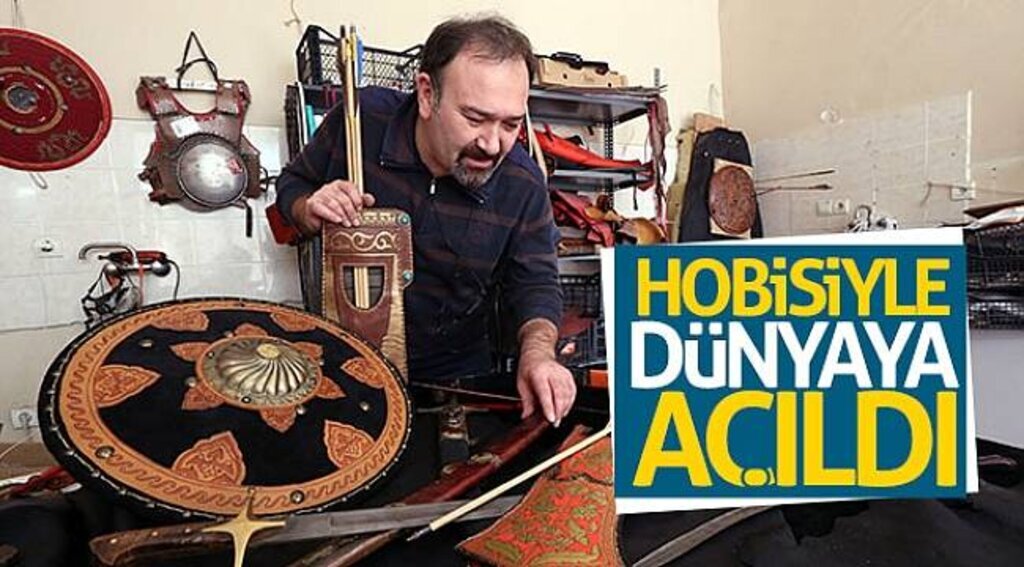 Hobisiyle dünyaya açıldı