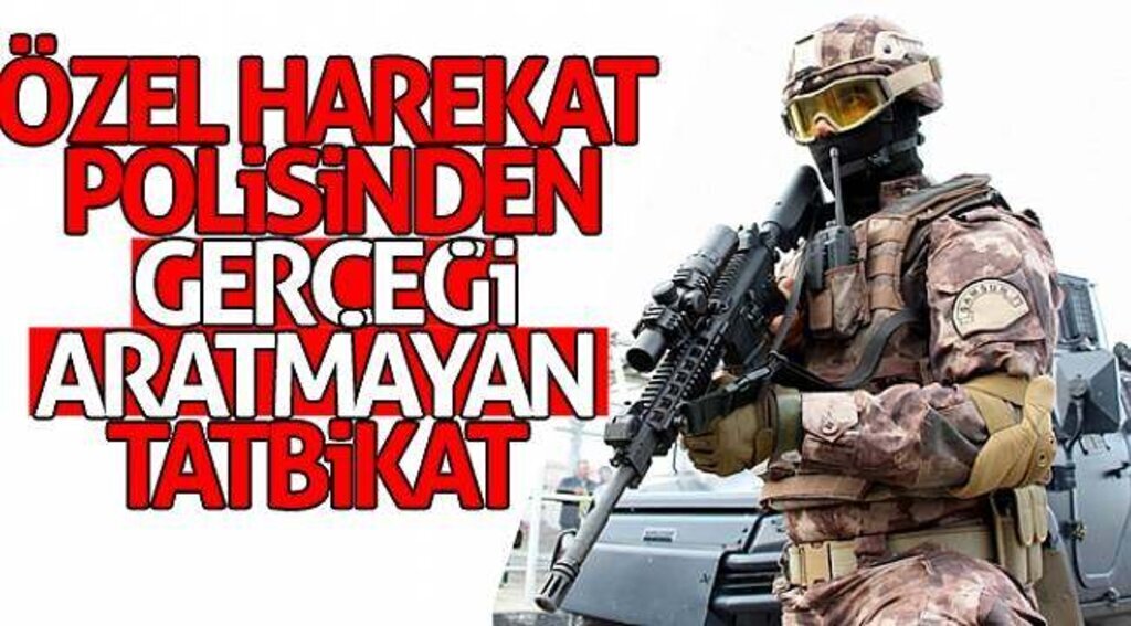 Özel harekat polisinden gerçeği aratmayan tatbikatı
