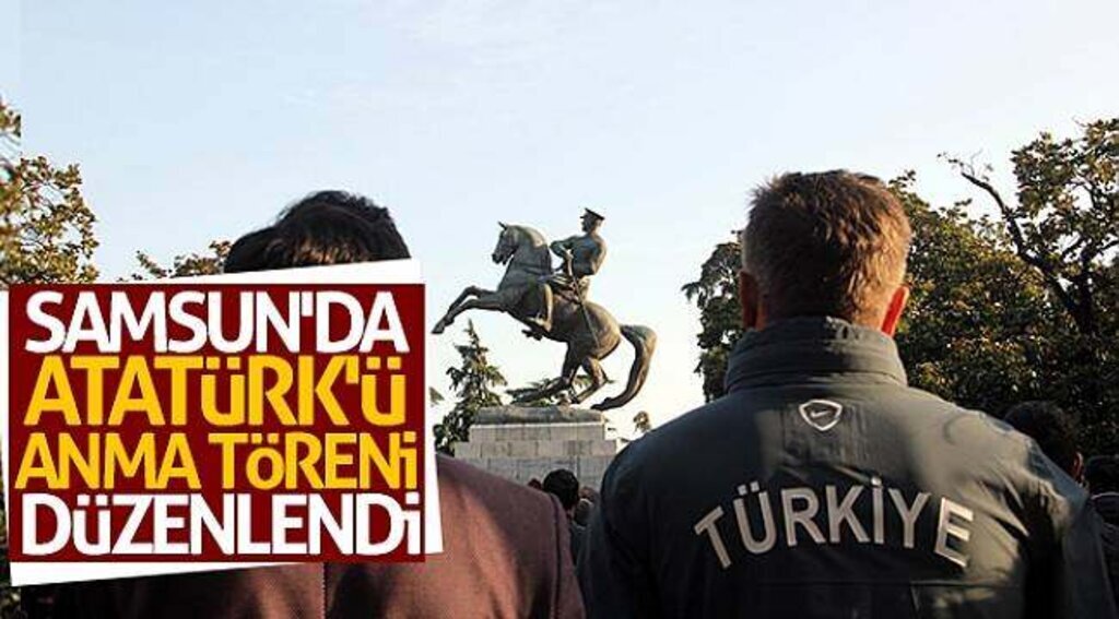 Samsun'da Atatürk'ü anma töreni düzenlendi
