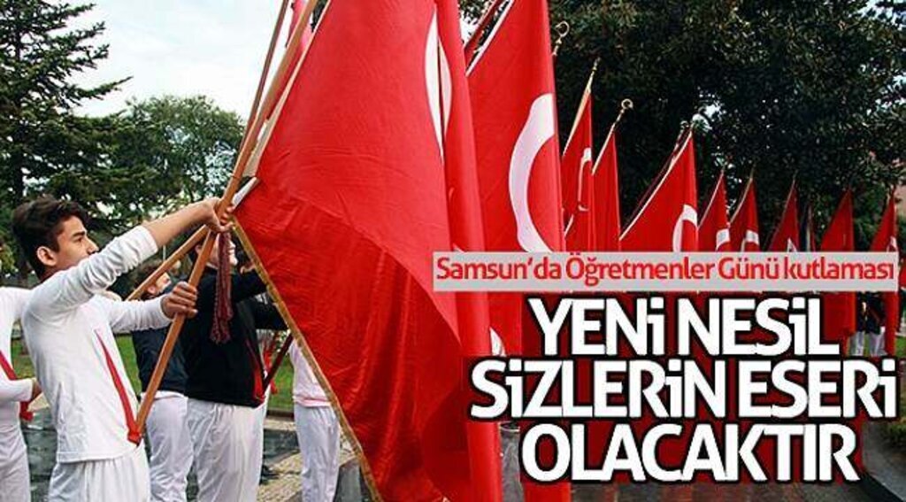 Samsun’da Öğretmenler Günü kutlaması