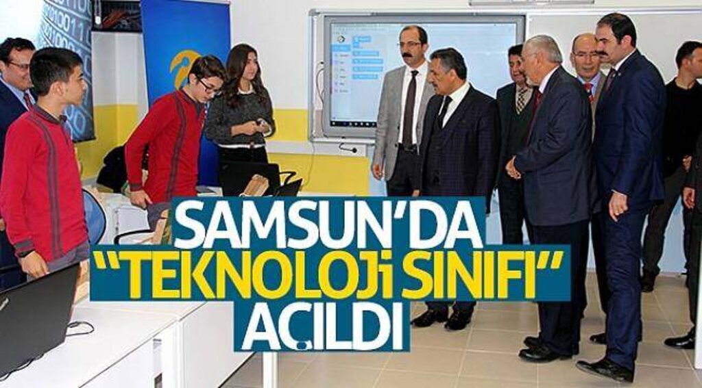 Samsun’da “Teknoloji Sınıfı” açıldı