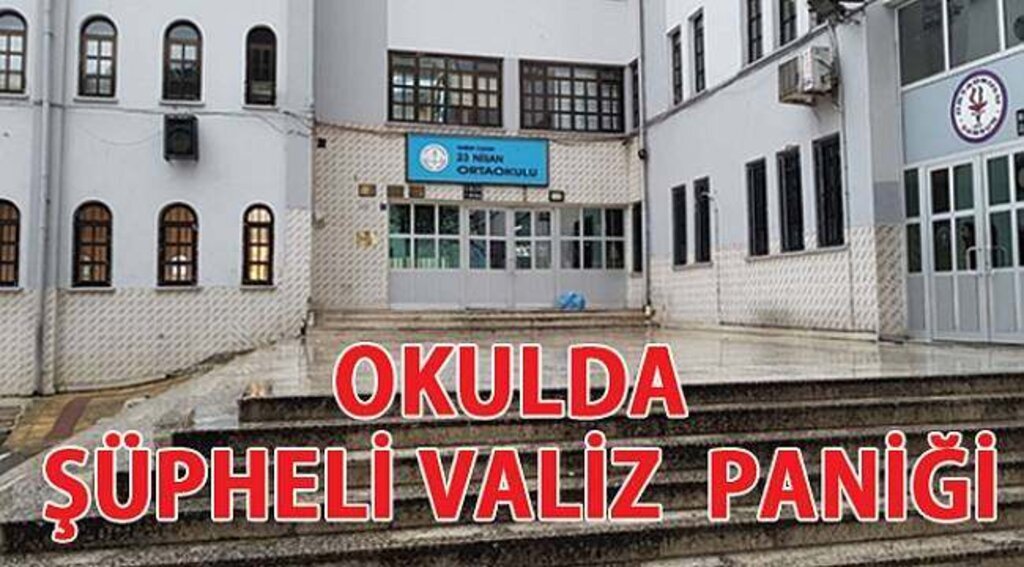 Şüpheli valiz' okul boşalttırdı