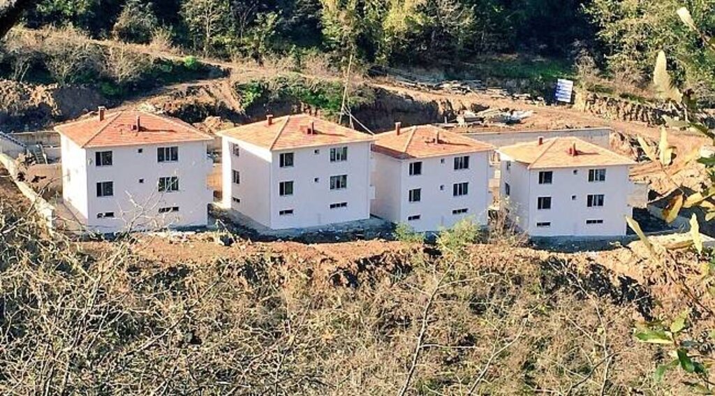 Afet konutları tamamlandı