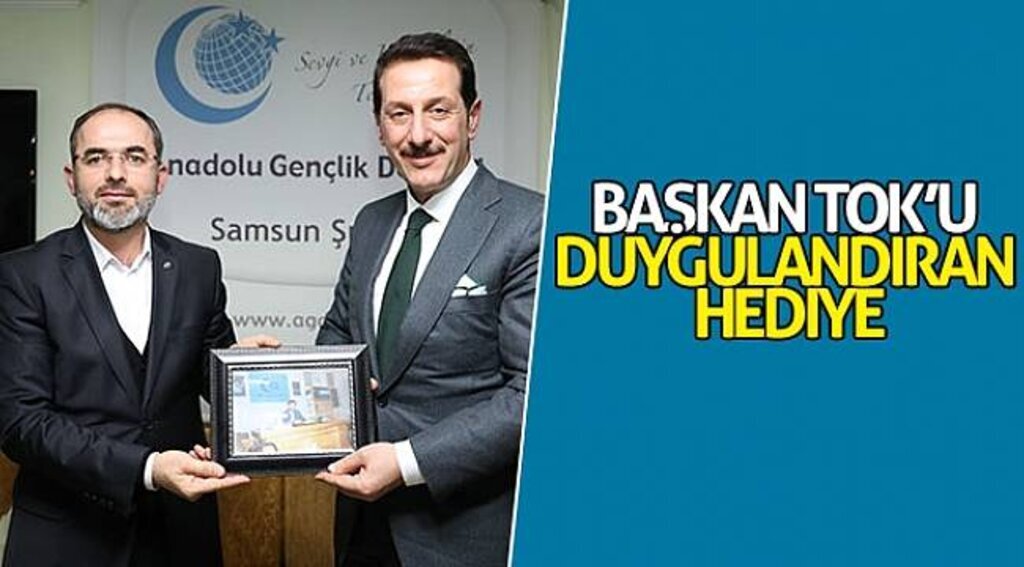 Başkan Tok’u duygulandıran hediye