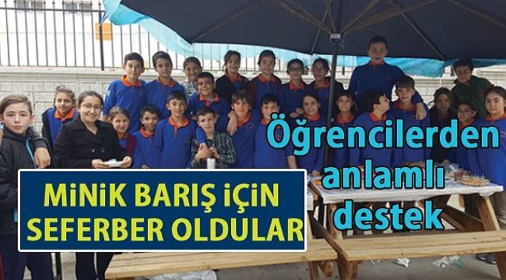 Minik Barış için seferber oldular