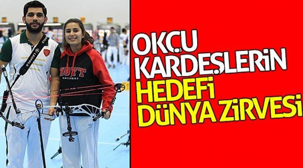 Okçu kardeşlerin hedefi dünya zirvesi
