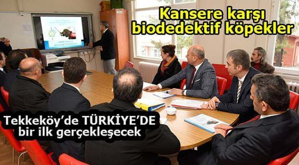 Tekkeköy’de ‘Erken Teşhiste Biodedektör Köpekler’ projesi