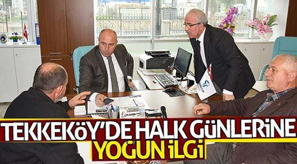 Tekkeköy’de halk günlerine yoğun ilgi
