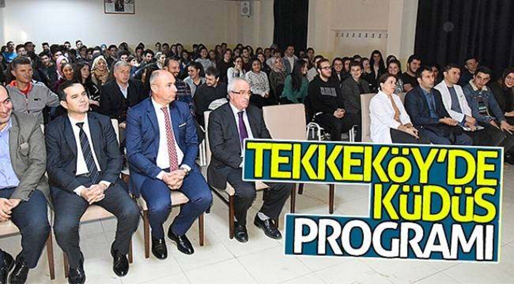 Tekkeköy’de Kudüs programı