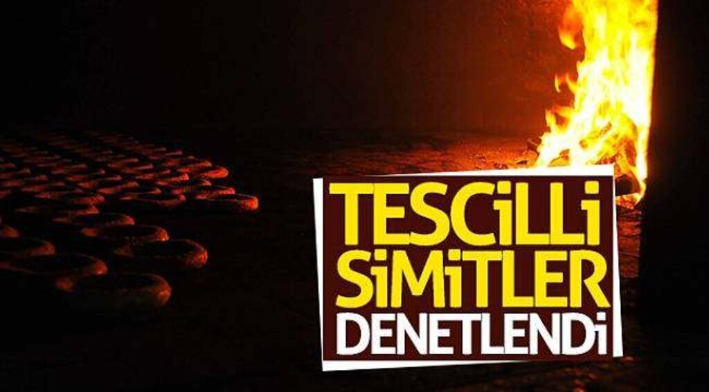 Tescilli simitler denetlendi
