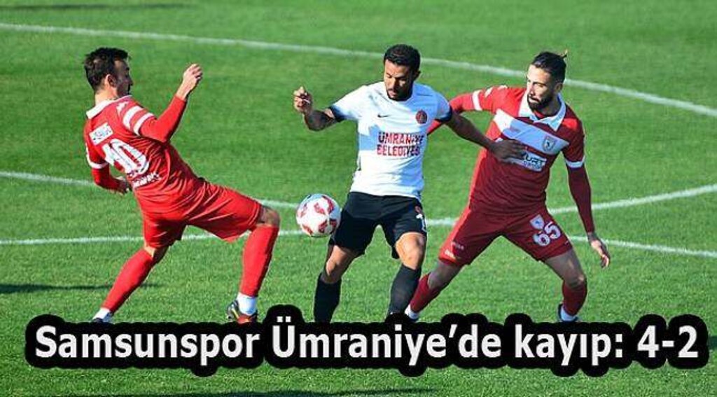 TFF 1. Lig: Ümraniyespor: 4 - Samsunspor: 2