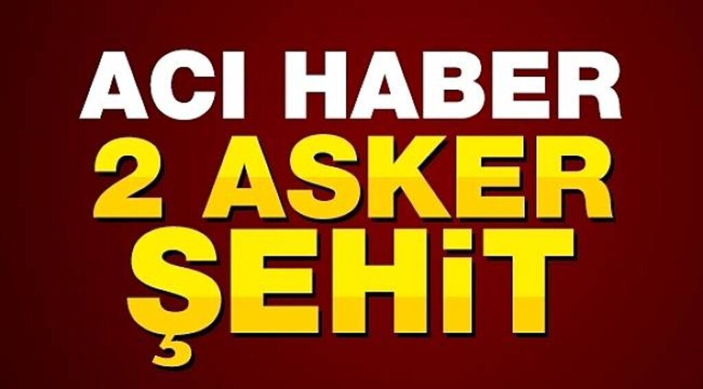 Afrin'den acı haber: 2 Şehit