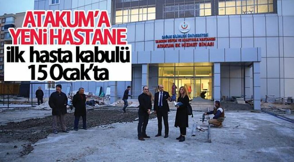 Atakum'a yeni hastane; İlk hasta kabulü 15 Ocak'ta