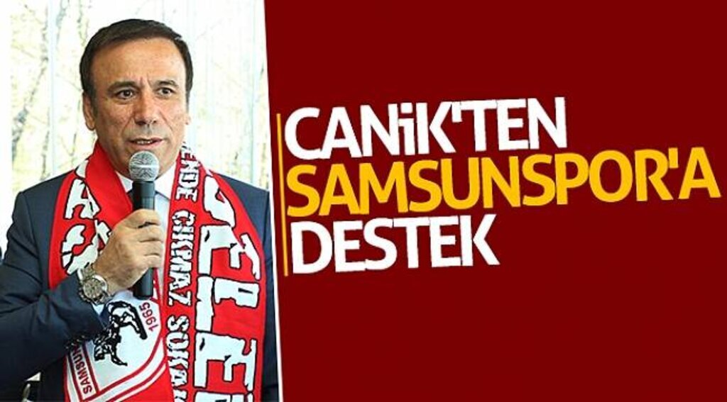 Canik'ten Samsunspor'a destek