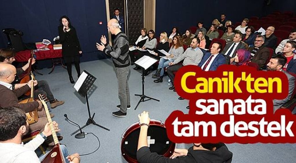 Canik'ten sanata tam destek