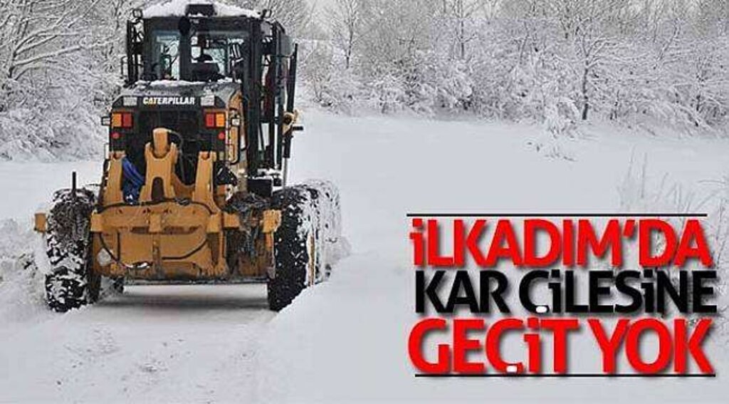 İlkadım’da kar çilesine geçit yok