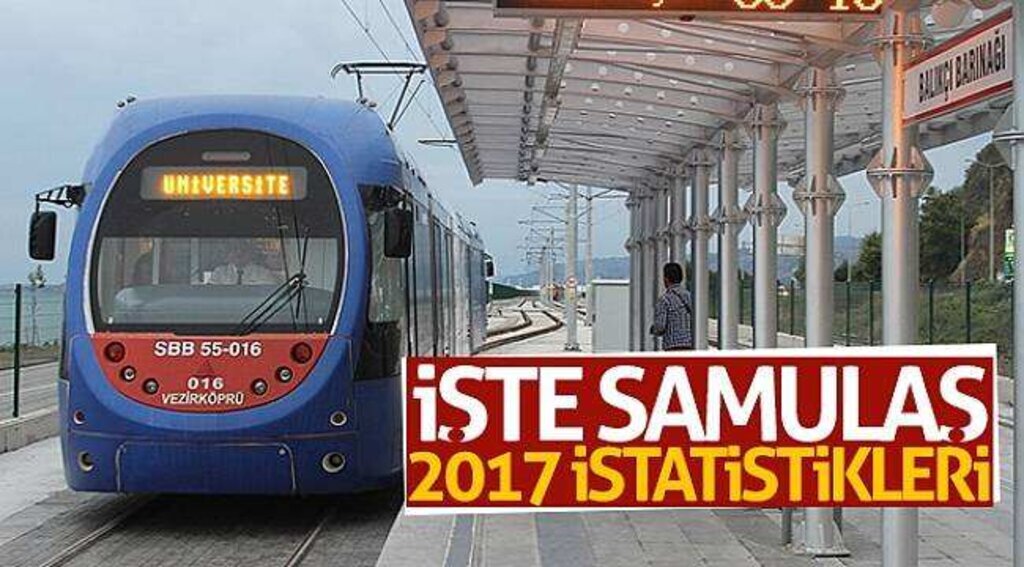 İşte SAMULAŞ 2017 istatistikleri