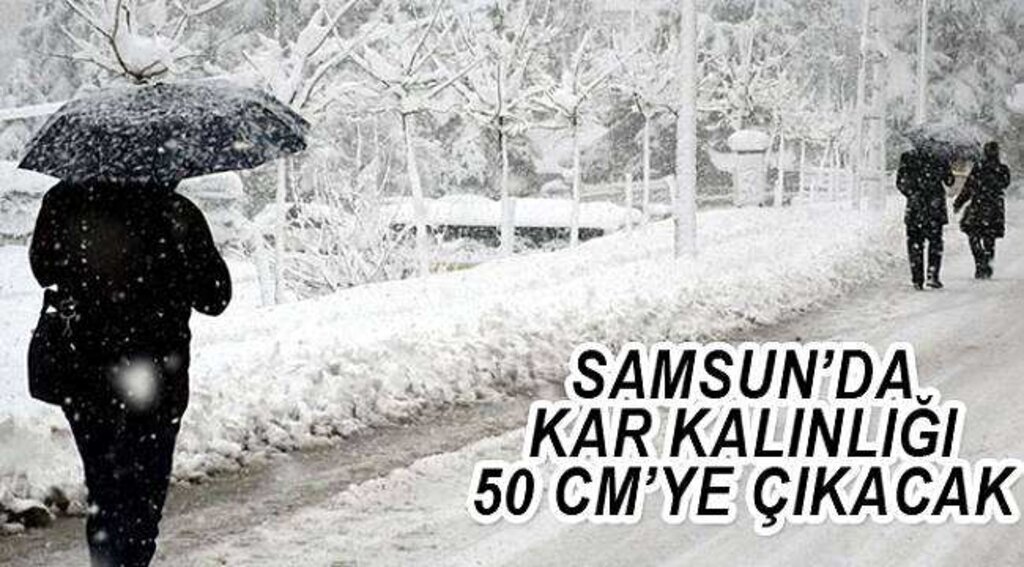 Kar yağışı 50 cm'ye çıkacak