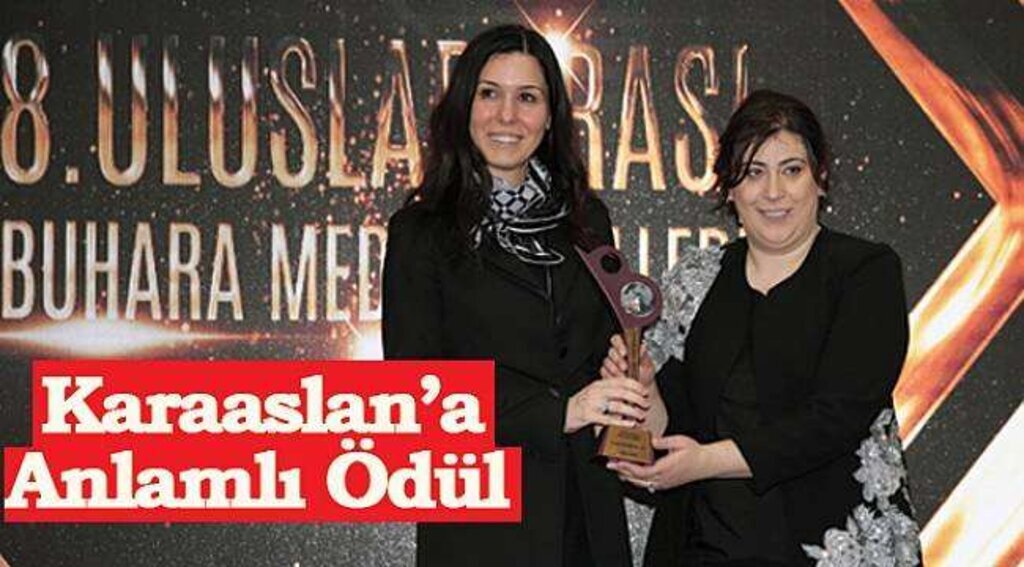 Karaaslan'a Anlamlı Ödül
