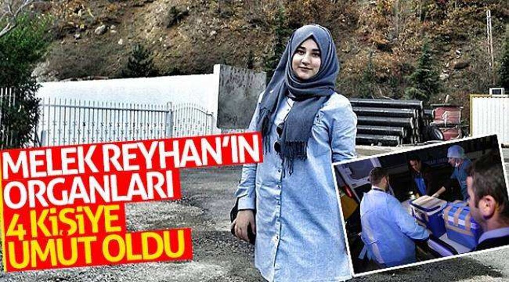 Melek Reyhan’ın organları 4 kişiye umut oldu