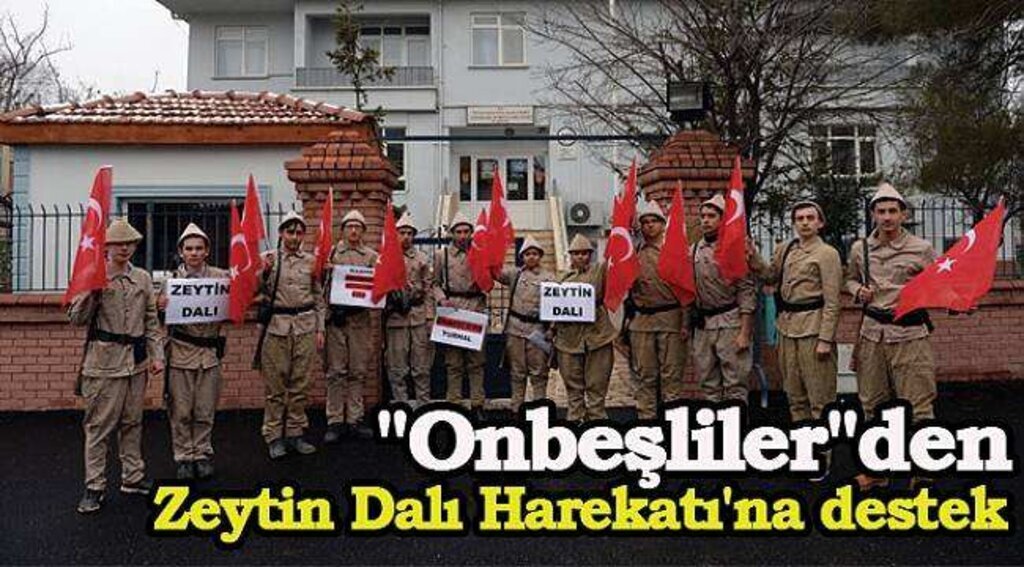 "Onbeşliler"den Zeytin Dalı Harekatı'na destek