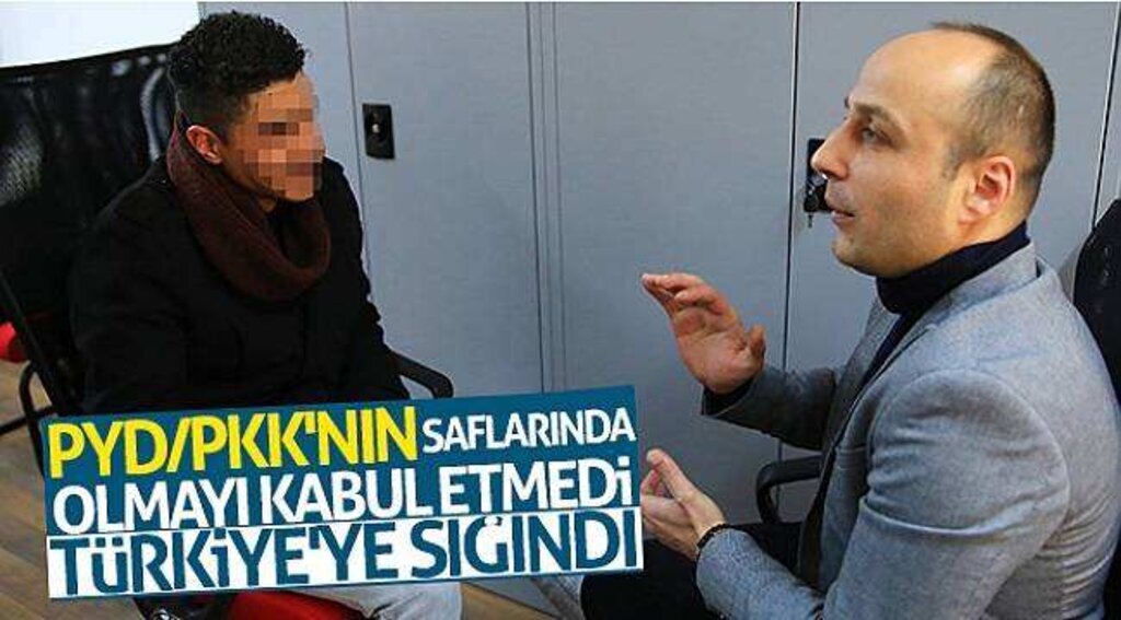 PYD/PKK'nın saflarında olmayı kabul etmedi Türkiye'ye sığındı