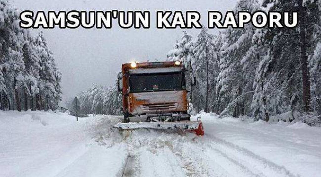Samsun'da kar cumaya kadar yağacak