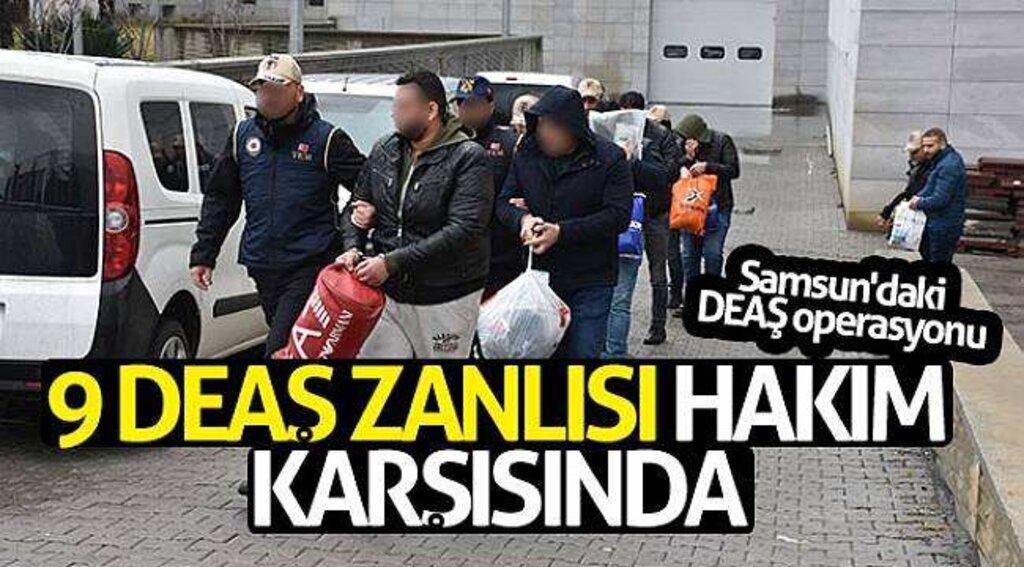 Samsun'daki DEAŞ operasyonu