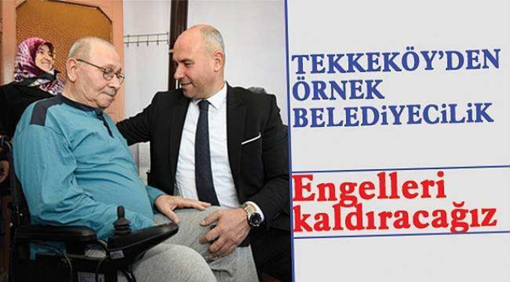 Tekkeköy Belediyesi’nden akülü sandalye yardımı