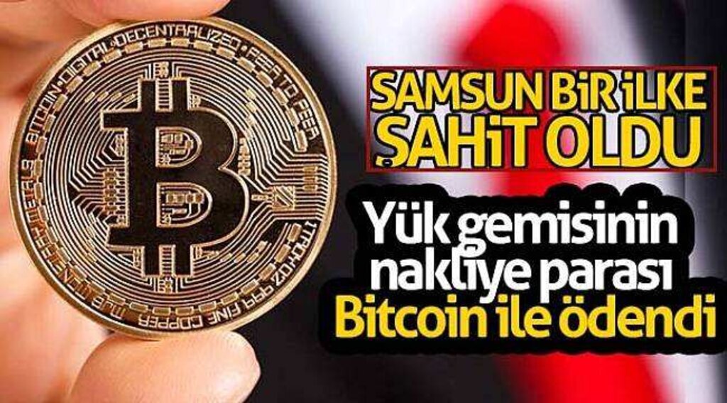 Yük gemisinin nakliye parası Bitcoin ile ödendi