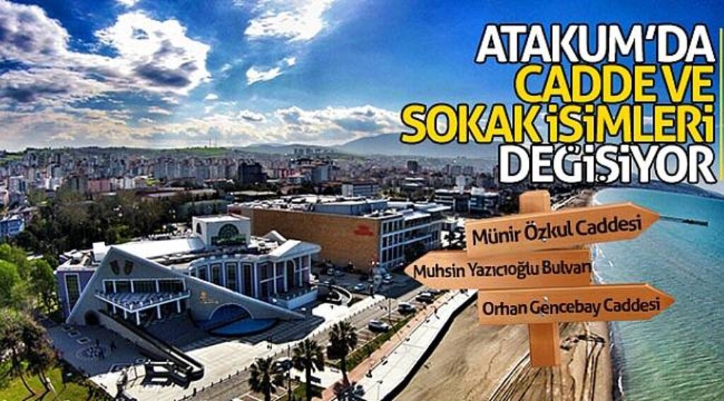 Atakum’da cadde ve sokak isimleri değişiyor