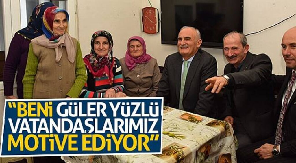 Başkan Yılmaz: Beni güler yüzlü vatandaşlarımız motive ediyor